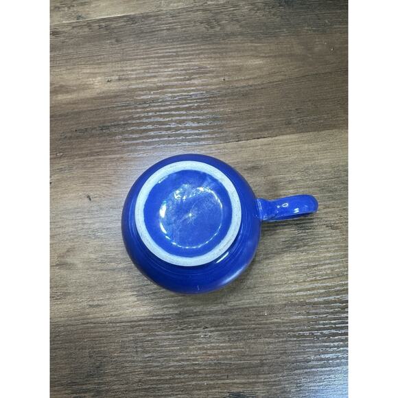 Vintage Fiesta Tea Cup / Coffee Cup Cobalt Blue - Picture 4 of 4